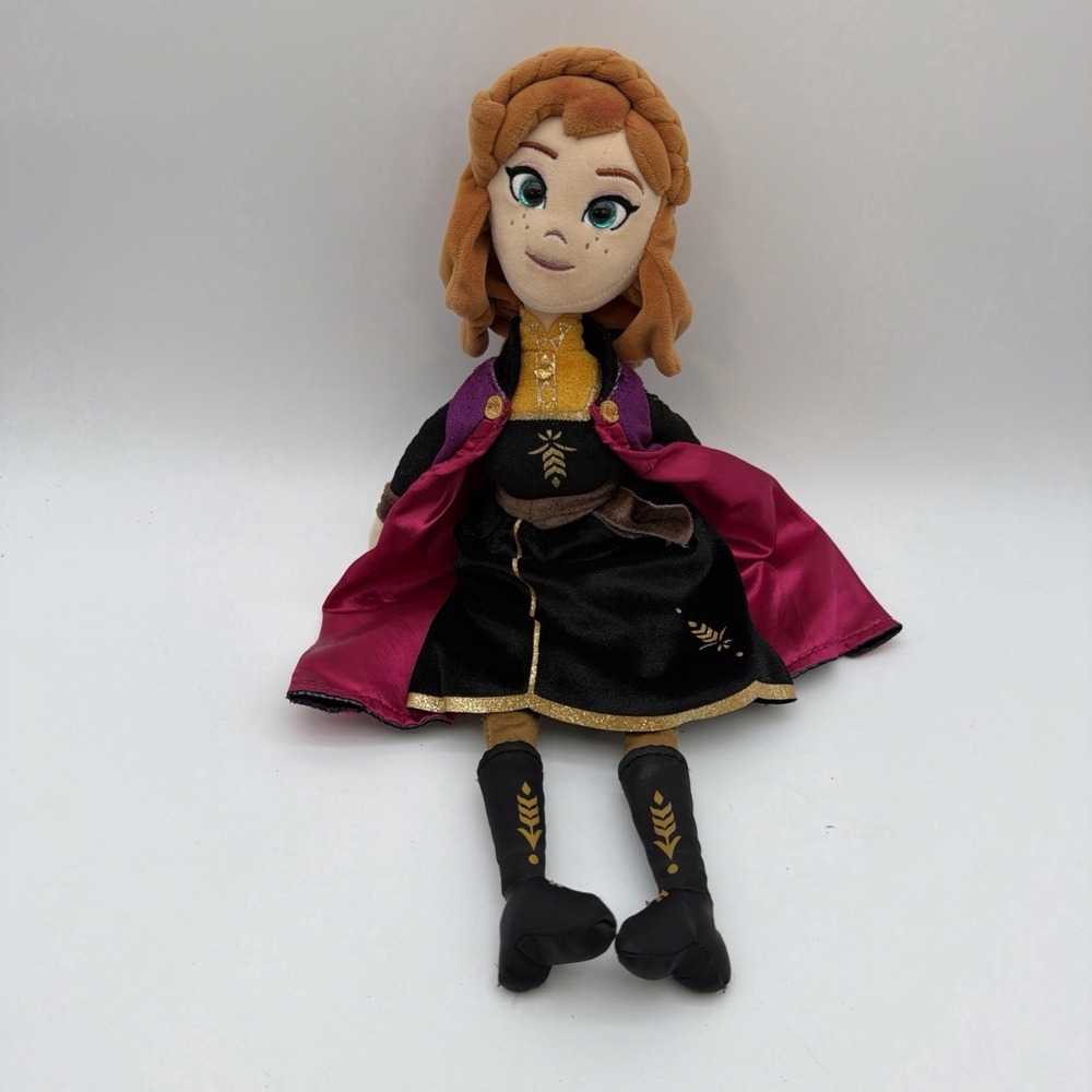 Disney Anna Frozen 2 Ty Sparkle Plush Stuffed Doll Toy 15"